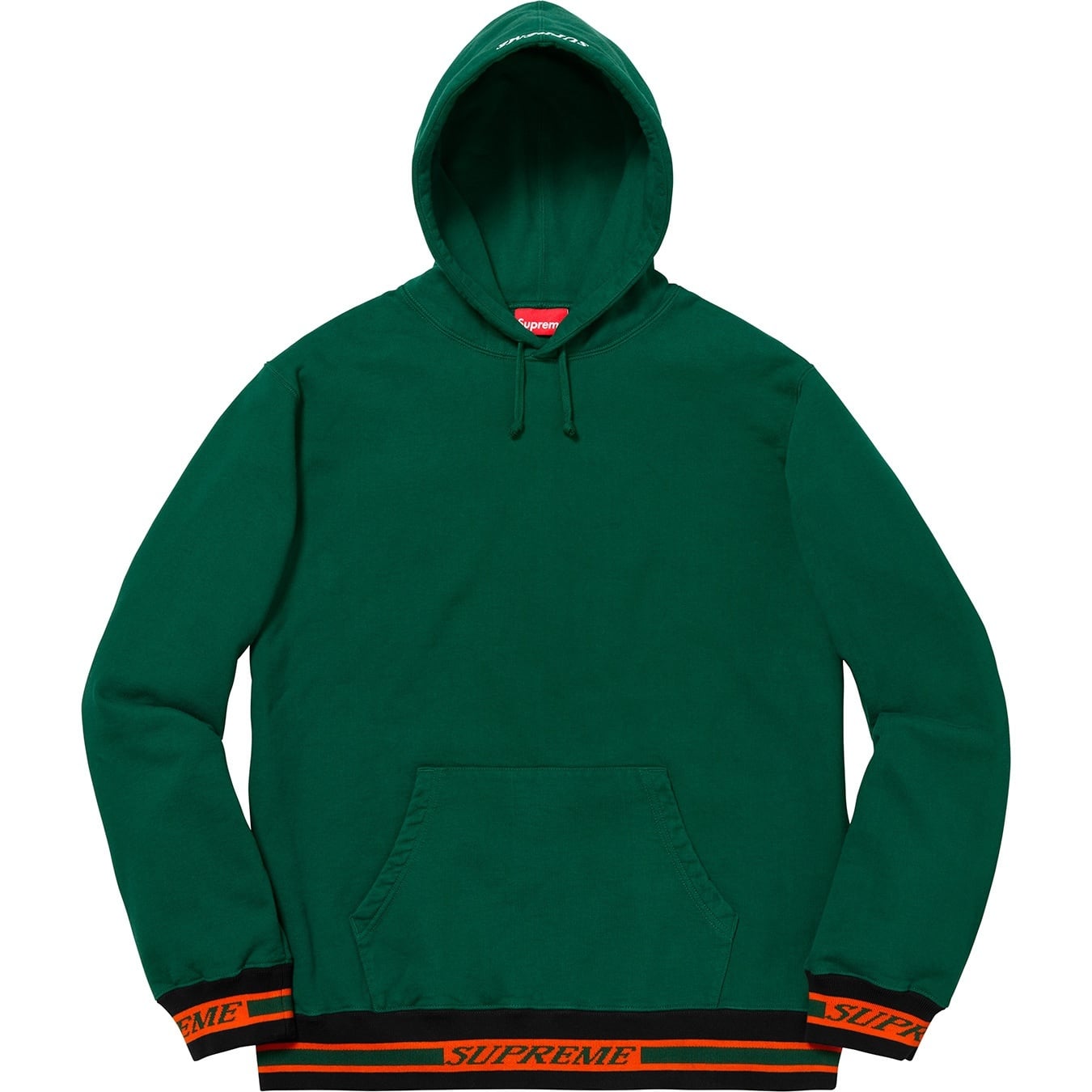 Striped Rib Hooded Sweatshirt view 6